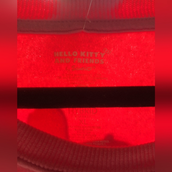 NWT Sanrio Hello Kitty & Friends Pink Sweatshirt Size XL - Picture 4 of 6